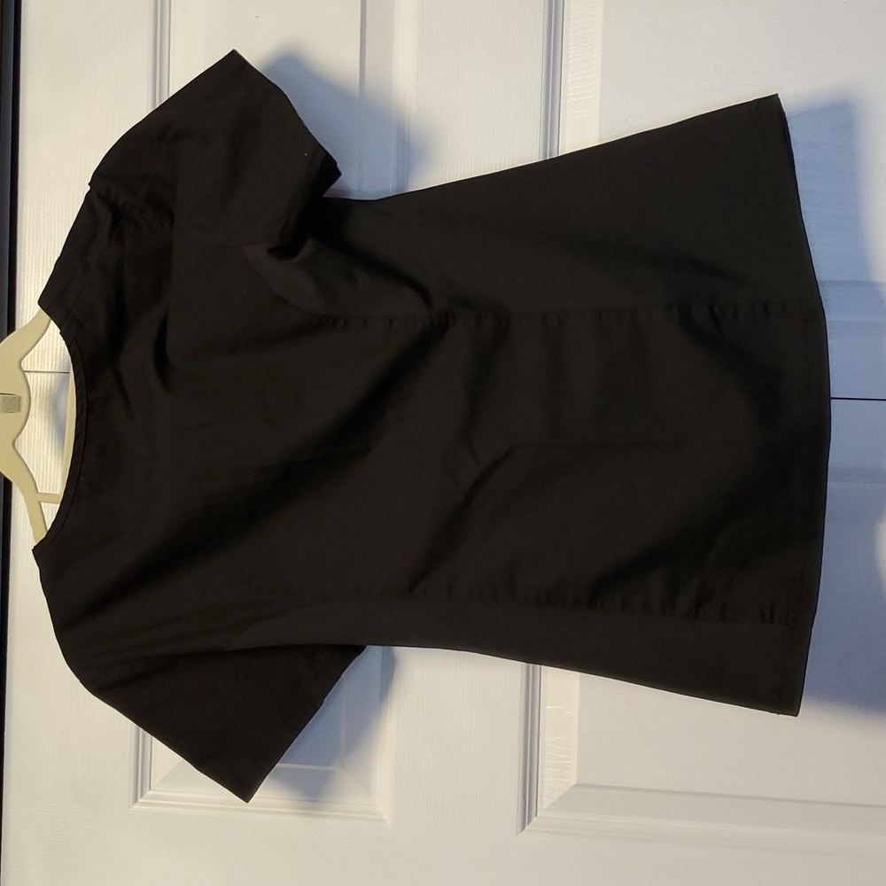 Pro silky soft scrub top xxs black